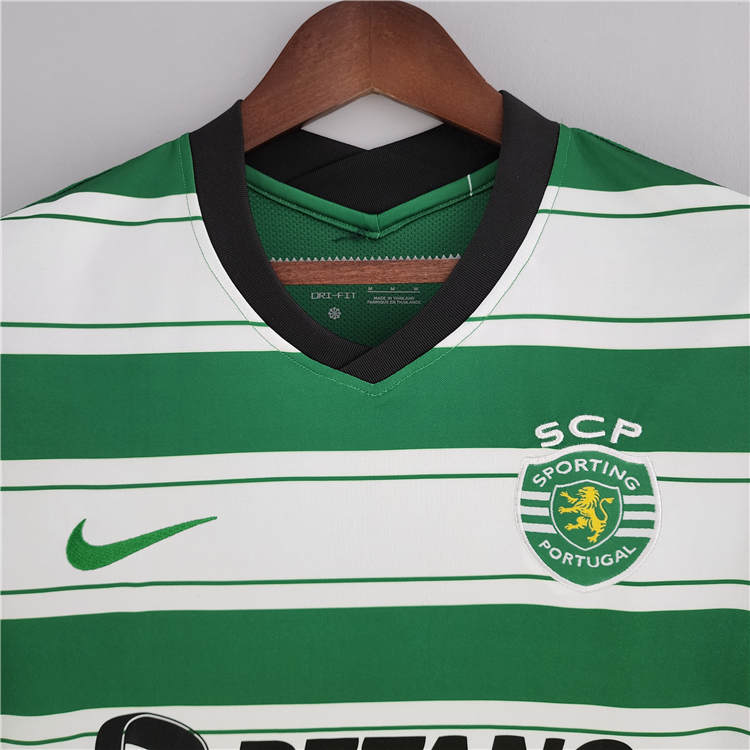 Sporting Lisbon 22/23 Home Green Soccer Jersey Football Shirt - Click Image to Close